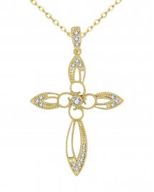 CROSS DIAMOND PENDANT (TP3047)